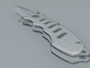 Mtech Tactical Folding Knife 3D Model