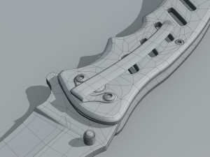 Mtech Tactical Folding Knife Modèle 3D