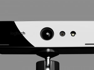 Logitech BRIO UHD 4K Webcam and Tripod 3D-Modell