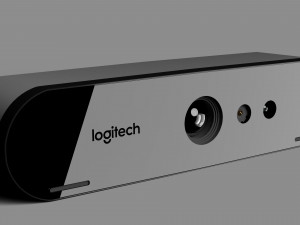 Logitech BRIO UHD 4K Webcam and Tripod 3D-Modell