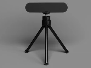 Logitech BRIO UHD 4K Webcam and Tripod 3D Model