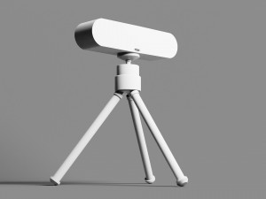 Logitech BRIO UHD 4K Webcam and Tripod 3D-Modell