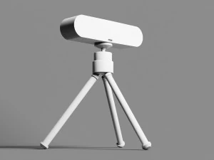 Logitech BRIO UHD 4K Webcam and Tripod 3D Model