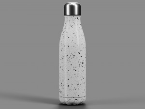Stainless Steel Water Bottle Speckled Paint 3D मॉडल
