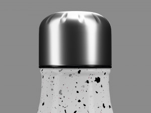 Stainless Steel Water Bottle Speckled Paint 3D मॉडल