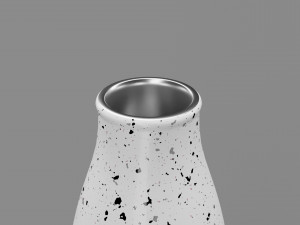 Stainless Steel Water Bottle Speckled Paint 3D मॉडल