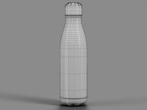 Stainless Steel Water Bottle Speckled Paint 3D मॉडल