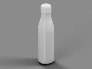 Stainless Steel Water Bottle Speckled Paint 3D Model