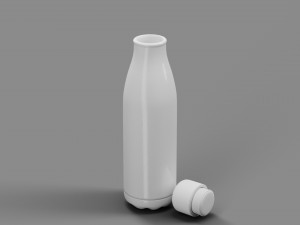 Stainless Steel Water Bottle Speckled Paint 3D मॉडल