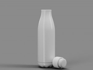 Stainless Steel Water Bottle Speckled Paint 3D मॉडल