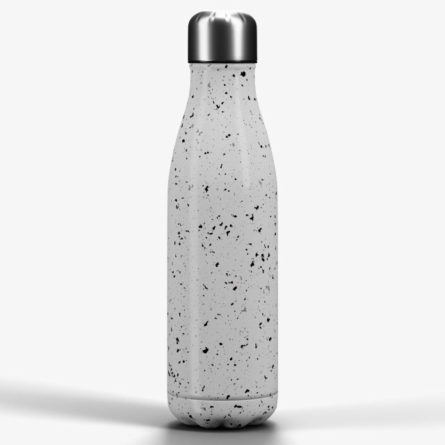 Stainless Steel Water Bottle Speckled Paint 3D Model in Beverage 3DExport