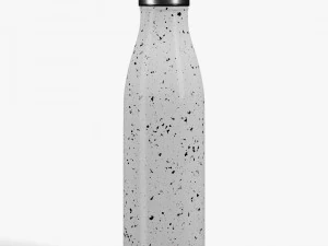 ステンレス製ウォーターボトル斑点塗装 3Dモデル