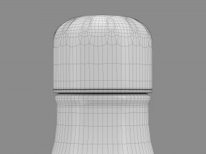 Stainless Steel Water Bottle Topographic Line Hydroflask Model 3D