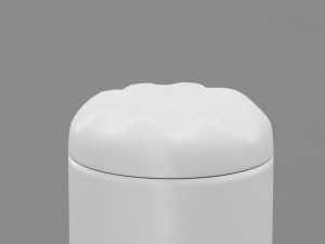 Stainless Steel Water Bottle Topographic Line Hydroflask Model 3D