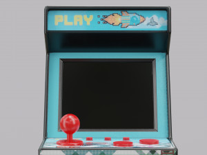 Arcade Machine Retro Miniature Console Modèle 3D