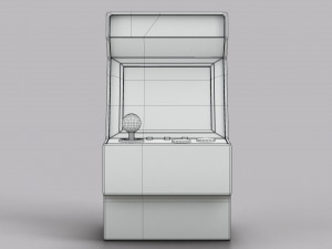 Arcade Machine Retro Miniature Console Modèle 3D