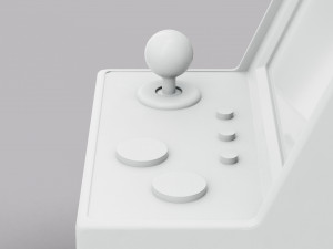 Arcade Machine Retro Miniature Console Modèle 3D