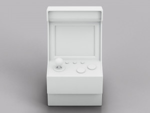 Arcade Machine Retro Miniature Console Modèle 3D