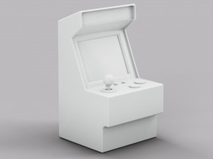 Arcade Machine Retro Miniature Console Modèle 3D