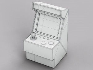 Arcade Machine Retro Miniature Console Modèle 3D