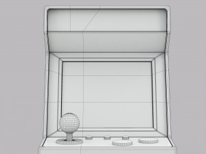 Arcade Machine Retro Miniature Console Modèle 3D