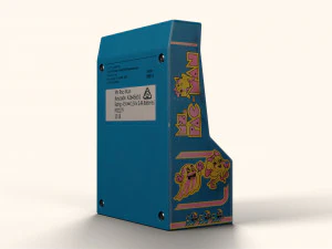 Ms Pacman Mini Arcade Machine Portable Device 3D Model