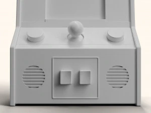 Ms Pacman Mini Arcade Machine Portable Device 3D Model