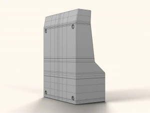 Ms Pacman Mini Arcade Machine Portable Device 3D Model