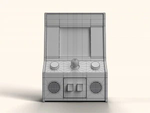 Ms Pacman Mini Arcade Machine Portable Device 3D Model