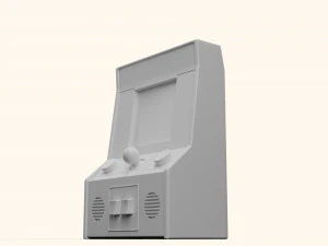 Ms Pacman Mini Arcade Machine Portable Device 3D Model