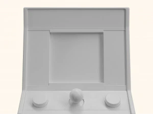 Ms Pacman Mini Arcade Machine Portable Device 3D Model