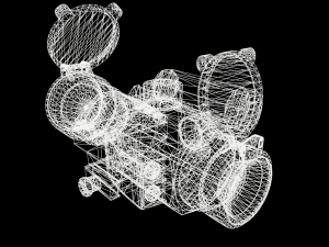 VORTEX STRIKEFIRE II COLLIMATOR SIGHT 3D-Modell