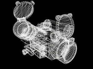 VORTEX STRIKEFIRE II COLLIMATOR SIGHT 3D Model