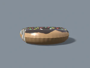 Inflatable Swim Ring Donut 3D Model