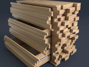 Chest of drawers 3D Model
