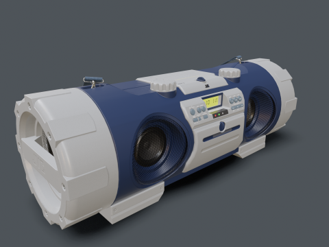 JVC Boombox 3D Model