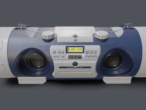 JVC Boombox 3D Model