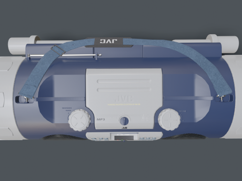 JVC Boombox 3D Model
