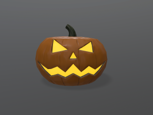Pumpkin for Halloween 3D Model
