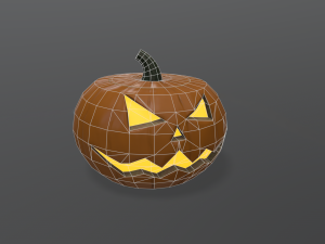 Pumpkin for Halloween 3D Model