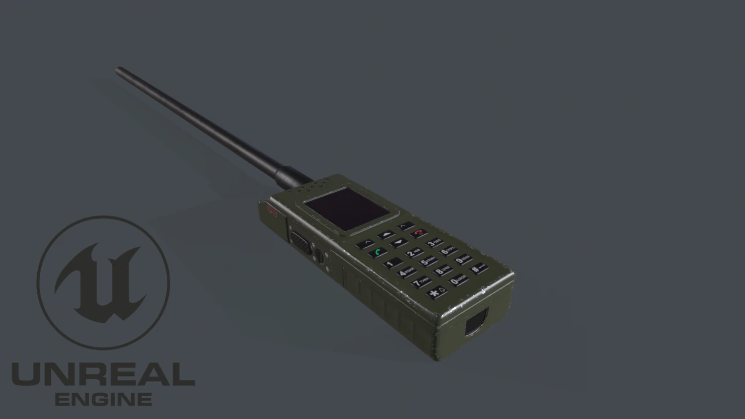 Radio station 3D Model .c4d .max .obj .3ds .fbx .stl .blend 