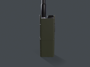 Radio station Modelo 3D