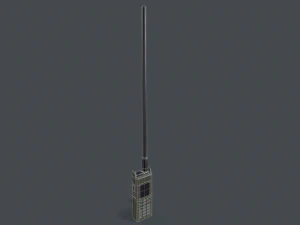 Radio station 3D Model