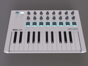 MIDI Arturia MiniLab mkII 3D Model