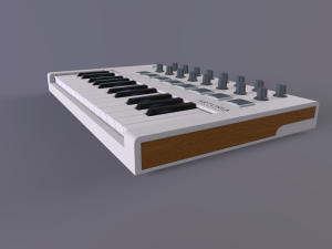 MIDI Arturia MiniLab mkII 3D Model