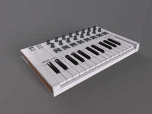 MIDI Arturia MiniLab mkII 3D Model