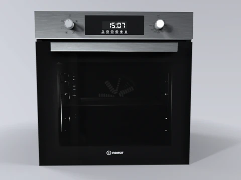 Indesit IFE 3644 IX 3D Model
