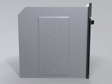 Indesit IFE 3644 IX 3Dモデル