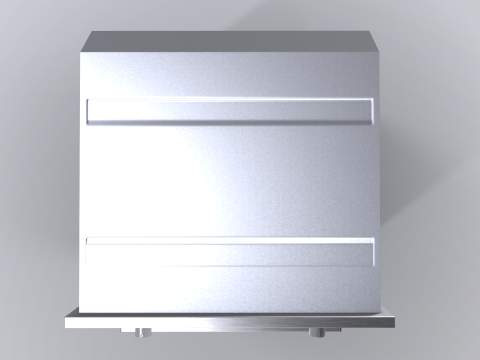 Indesit IFE 3644 IX 3Dモデル