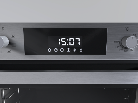 Indesit IFE 3644 IX 3Dモデル